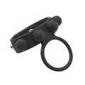 Silicone Cock and Ball Ring Black