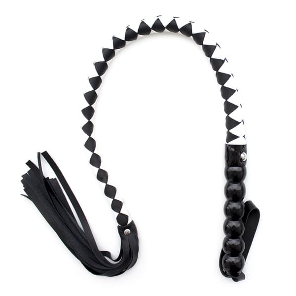 Black And White Whip 91.5cm