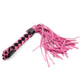 Checkered Handle Flogger Pink