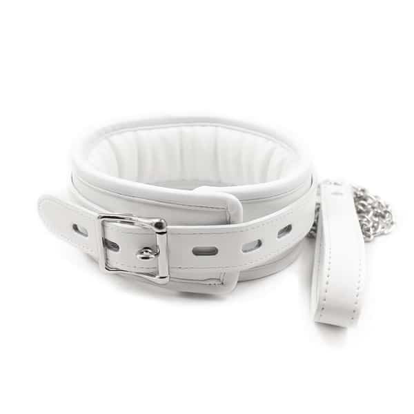 Collar And Leash White