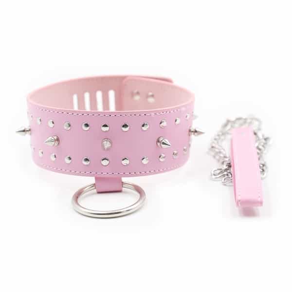 Spiked Collar And Leash
