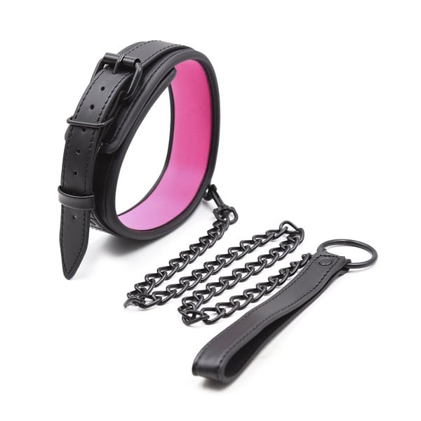 Adjustable Collar And Leash And Metal Chain