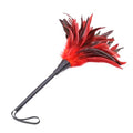 Feather Duster Tickler Black And Red