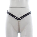 Chained G String Black