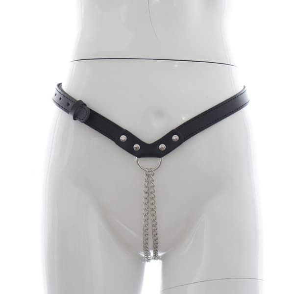 Chained G String Black