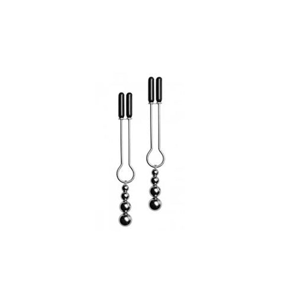 Master Series Adorn Triple Bead Nipple Clamp Set