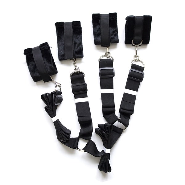 Under The Bed Cuffs Kit Black