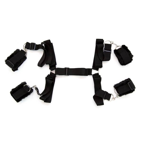 Under The Bed Cross Buckle Restraint Kit Black