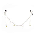 Chained Nipple Clamps With 4 Gold Bells