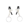 Black Tip Nipple Clamps With Ring