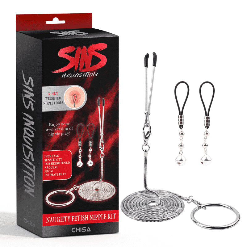 Sins Inquisition Naughty Fetish Nipple Kit