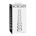 Icicles No. 2 Glass Anal Beads Clear