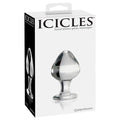 Icicles No. 25 Glass Butt Plug Clear